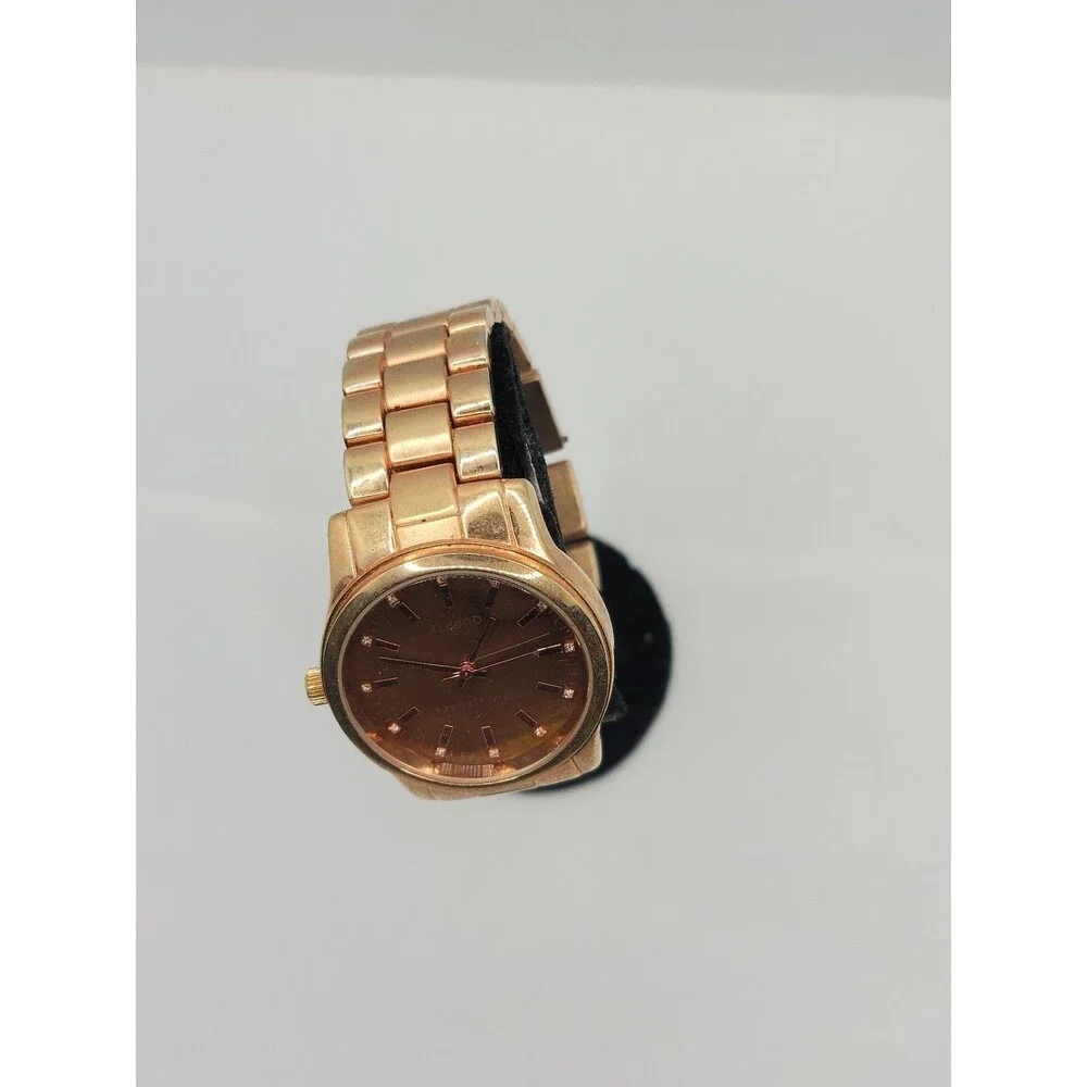 Sofia Vergara Rose Gold Tone Watch with Rhinestones